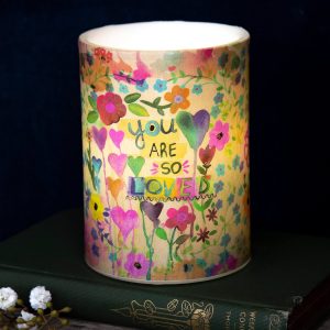 "You Are So Loved" Flameless LED Candle | Safe & Realistic Gift for Her