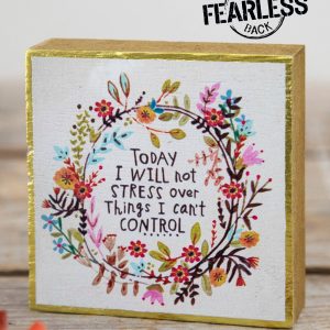 Mini Keepsake Block | Heartwarming Decor & Gift with Inspirational Message