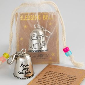 Pocket-Sized Dog Bell Charm – Good Luck & Protection Keychain Accessory
