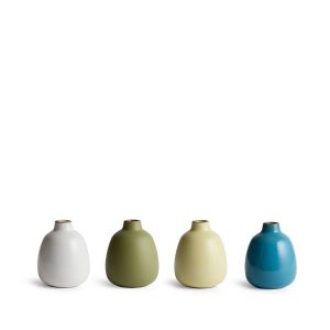 Winter Palette Bud Vase Set – Hand-Glazed Limited Edition Collection