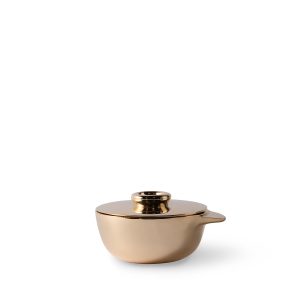 Hand-Cast Solid Bronze Casserole Dish with Lid - Heirloom-Quality Kitchen Artifact