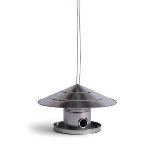 Handcrafted Galvanized Steel Birdhouse – Unique Rustic Garden Decor for Songbirds
